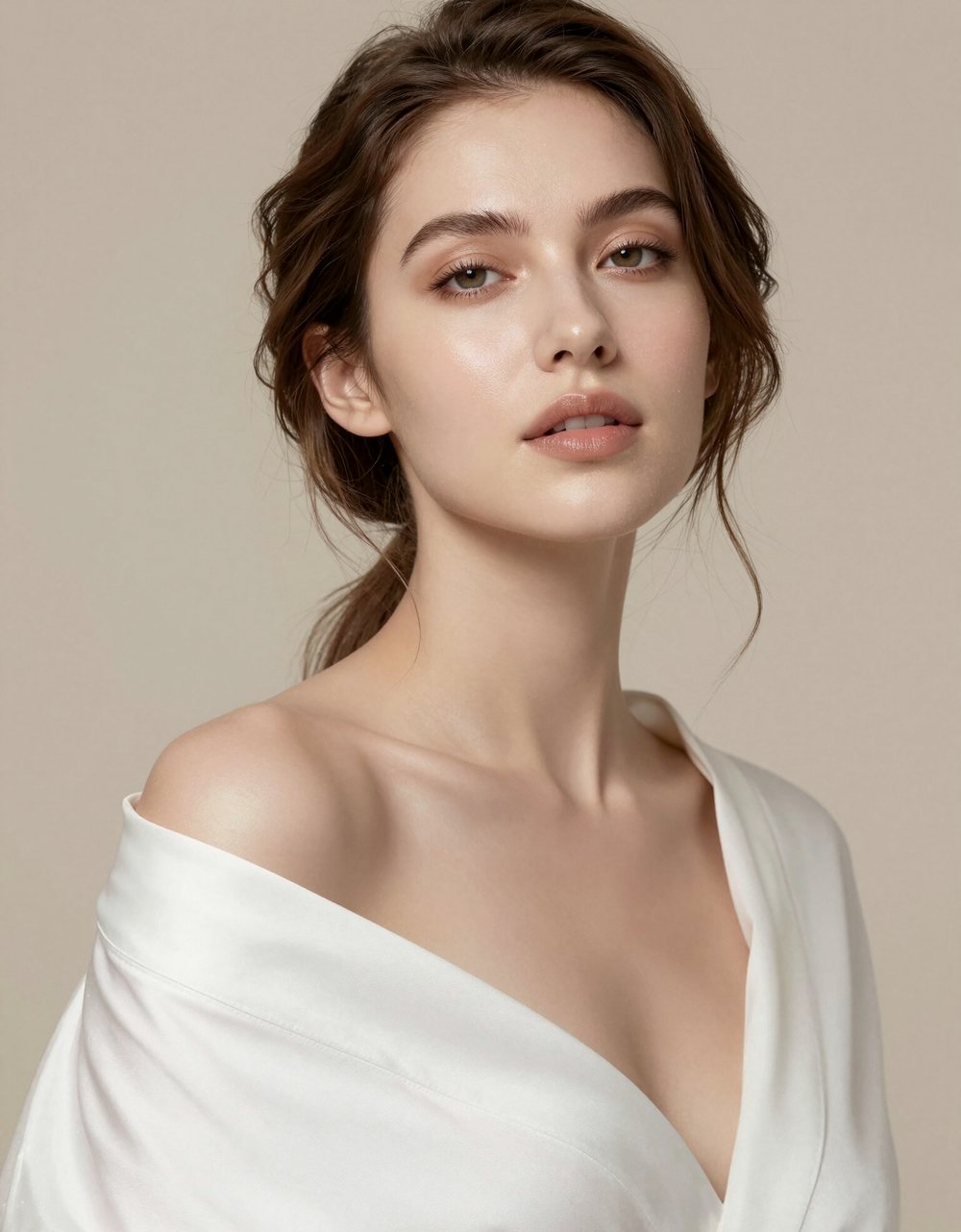 A calm, softly lit portrait representing the tone of care at Luxxe Wellness and Beauty