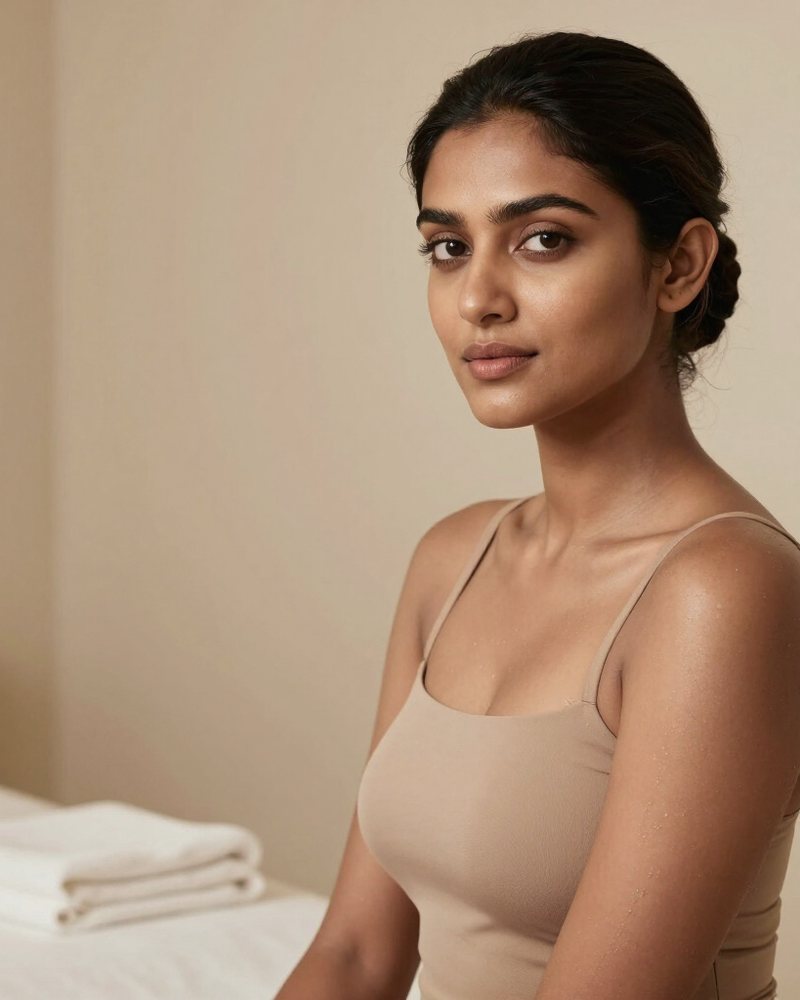 A quiet moment in the treatment room